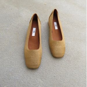 MIISTA berta raffia heels size 7